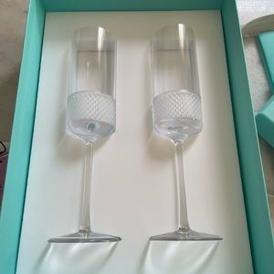 Tiffany & Co diamond point‎ champagne glass
